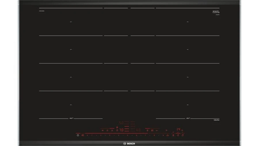 Bosch Serie 4 NXX675CB1E Kochfeld Schwarz, Edelstahl Integriert Zonen-Induktionskochfeld 4 Zone(n) 5 Bosch Serie 4 NXX675CB1E Kochfeld Schwarz, Edelstahl Integriert Zonen-Induktionskochfeld 4 Zone(n) - Image 4