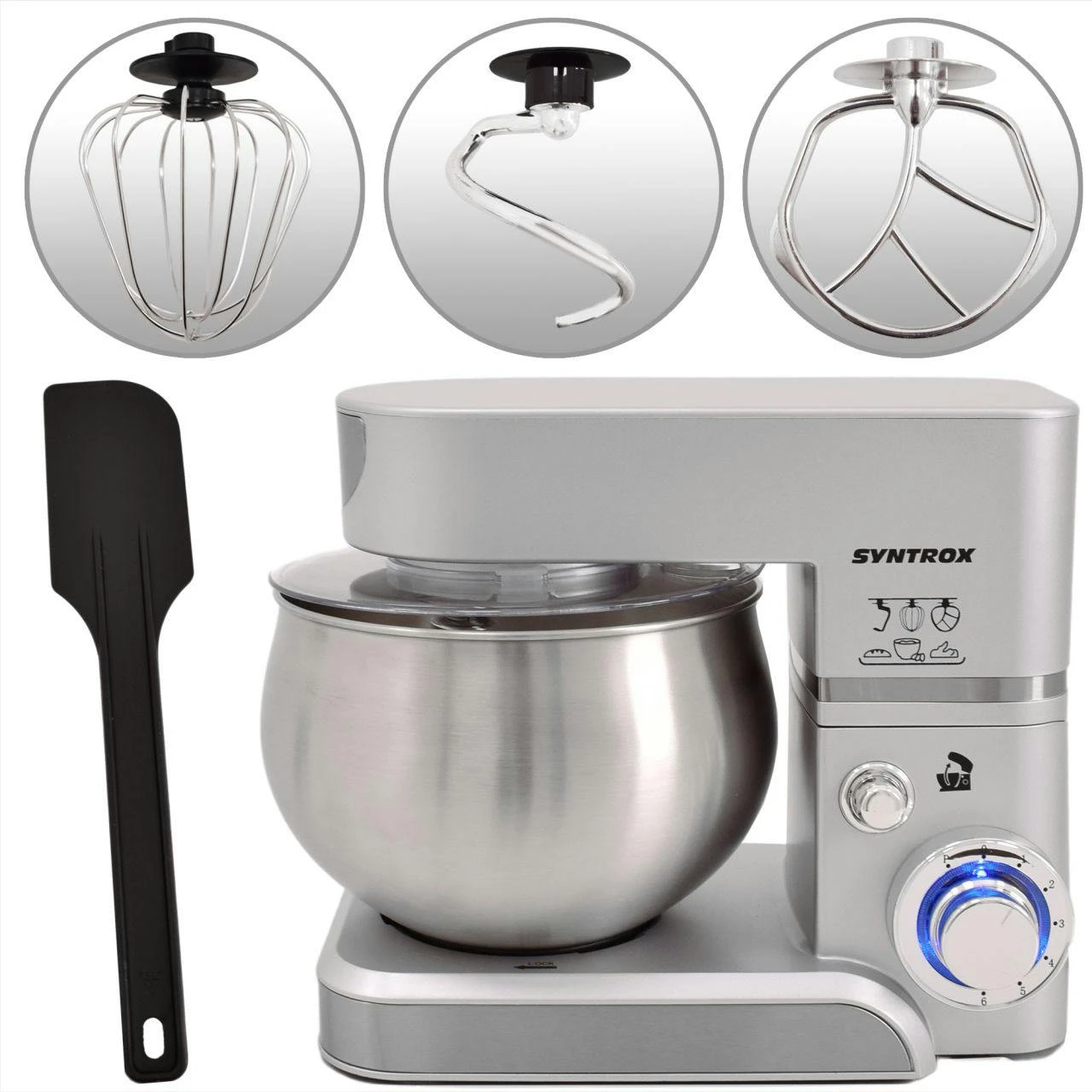 Küchenmaschine Paris Edelstahl 12 Liter Küchengerät & Fleischwolf 8 Küchenmaschine Paris Edelstahl 12 Liter Küchengerät & Fleischwolf - Image 6