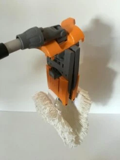 CleanSV® Verchromter Putzwagen Mit Profi Mopresse, 2 Gitterkörben, 1 Ablage Und 2 Plastikeimer -Küche Zu Hause 1ce28383 e1ab 49ed 8452 55bc4bf4e7d0