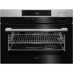 AEG 9000 SteamPro Dampfbackofen / Dampfreinigung / MaxiKlasse™ - Extra Großer Garraum (70 Liter) / Schwarz BSK792280B -Küche Zu Hause 21d58ef0 64b1 4135 b36b 9b605abc484a