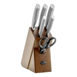 Kitano 8tlg. Messer-Set Mit Block 7 Messer Stahl Edler Holzblock Akazie -Küche Zu Hause 263e459b d6f0 41c3 a2b8 3170418c7758