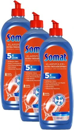 Somat Klarspüler Geschirrreiniger 5x750 Ml Spülmaschinenreiniger Reinigung -Küche Zu Hause 2aa41f8c 0c3d 4075 8fce 608b9cf7ba99