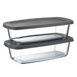 PIE LOCK | Glas Frischhaltedosen Set 10 Tlg | Vorratsdosen | Bento-Box | Aufschnittdose | Brotbox | Brotdose | Wurstdose | Mikrowellendose | Meal Prep -Küche Zu Hause 43ed389f 1552 4219 9600 453f4436529c