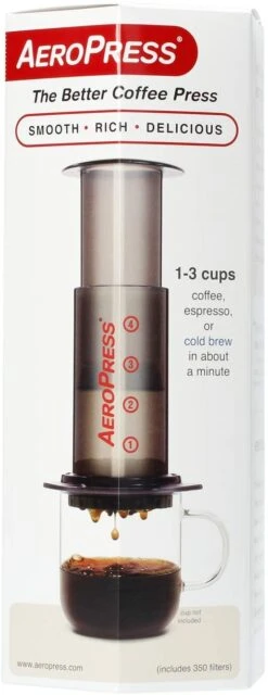 AeroPress Go Coffee Maker Kaffeebereiter, Inkl. 350 Filtern -Küche Zu Hause 46a3a13c 0730 48ee b748 b84c3e27547f 1