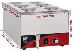 Beeketal Speisenwärmer Wasserbad Bain Marie BBM-6 10 Beeketal Speisenwärmer Wasserbad Bain Marie BBM-6 -Küche Zu Hause 689cd3f0 fbc8 4061 ae92 b6f6f1cfcf19