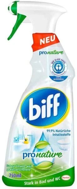 Biff Pro Nature Badreiniger Bad Reiniger Badezimmer Sprühflasche 2x750 Ml -Küche Zu Hause 6fe8517c 87c6 402a b204 630f2ea75b8f
