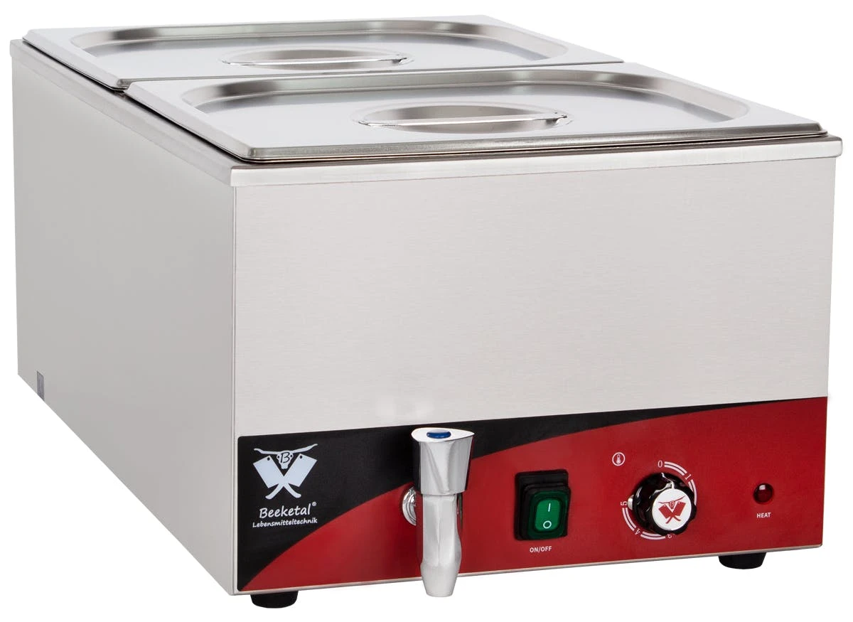 Beeketal Speisenwärmer Wasserbad Bain Marie BBM-2 3 Beeketal Speisenwärmer Wasserbad Bain Marie BBM-2