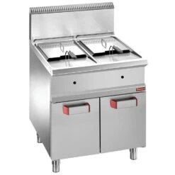 Gastro Gas-Fritteuse Zwei Becken Tischgerät Fritteuse Je 8 L Kapazität -Küche Zu Hause c04adaae 8115 436a 989c b744194758f3