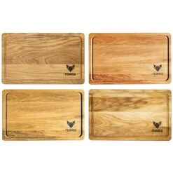 FENNEK Großes Schneidebrett (Eiche) - 40x25cm -Küche Zu Hause c1dbd838 f410 4232 b0f3 5f00e17d79dc