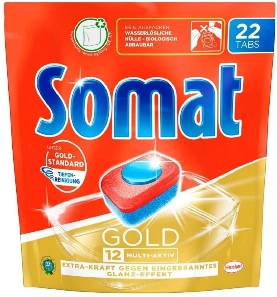 Somat 12 Gold Multiaktiv Spülmaschinentabs 4x22 Tabs Geschirrspültabs Reinigung 4 Somat 12 Gold Multiaktiv Spülmaschinentabs 4x22 Tabs Geschirrspültabs Reinigung - Image 2