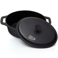 BBQ-Nerd© 6er Set Mini Dutch Oven | Kleiner Gusseisentopf Mit Deckel 11x5cm Für Grill, Feuerstelle, Backofen, Herd ǀ Serviertöpfe Kochtopf Schmortopf -Küche Zu Hause c53e43bc 0f4d 4066 8309 3787205755fa