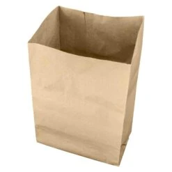 250x BIO-Papierbeutel Einkaufsbeutel Obst/Gemüse- 10l 200+170x360mm Braun