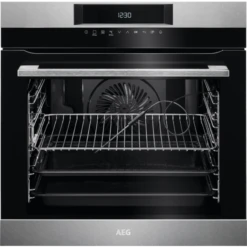 AEG 9000 SteamPro Dampfbackofen / Dampfreinigung / MaxiKlasse™ - Extra Großer Garraum (70 Liter) / Schwarz BSK792280B -Küche Zu Hause da04d33a 9159 43da a3e9 e5327d058ad8
