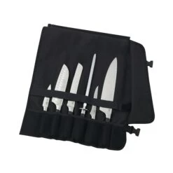 METRO Professional Messer Set 6-tlg., Ink. Tasche Und Messerschärfer, Edelstahl/ Polyester, 44 X 87.5 X 1 Cm, Schwarz -Küche Zu Hause ec19de7b 8392 498b b46e 8fe1e549440d 1