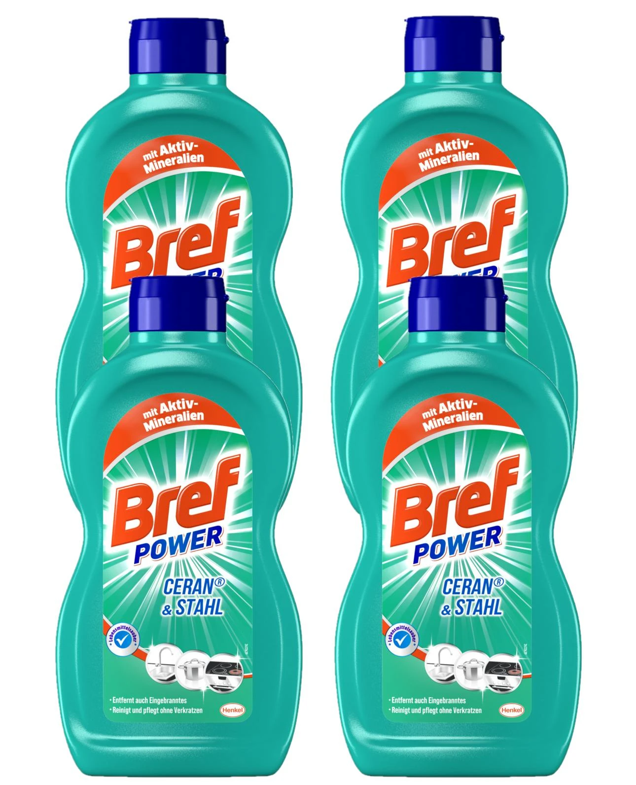 Bref Sidol Ceran & Stahl Reiniger Entfernt Eingebranntes 5x500 Ml Reinigung 5 Bref Sidol Ceran & Stahl Reiniger Entfernt Eingebranntes 5x500 Ml Reinigung - Image 3