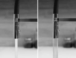 Niederdruck 3 Wege Wasserhahn Küchenarmatur Spültischmischer FC Verchromt, Mit 360° Schwenkbarem Stahlfeder Auslauf Und Abnehmbare 2 Strahl Handbrause -Küche Zu Hause fcb66587 1ae8 469c 9791 2426ba7adde4